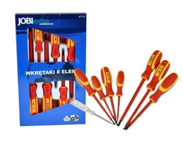 JOBI EXTRA ODVIJAČI 8 KOM ZA ELEKTRIČARE