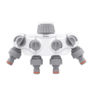 4-SMJERNI RAZVODNIK 1"-3/4" ČVRSTI S BIJELIM VENTILIMA