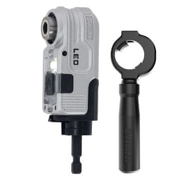 DEWALT ŠESTERNATI KUTNI ADAPTER S LED RASVJETOM