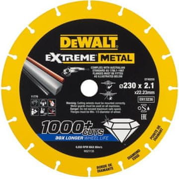 DeWalt DT40255 230 mm dijamantni rezni disk za čelik