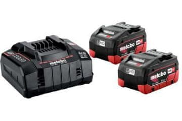 METABO 2X BATERIJA 18V 5,5Ah LIHD + PUNJAČ ASC 145