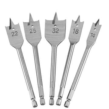 SET OD 5 RAVNIH SVRDILA ZA DRVO, DEWALT DT4798-QZ