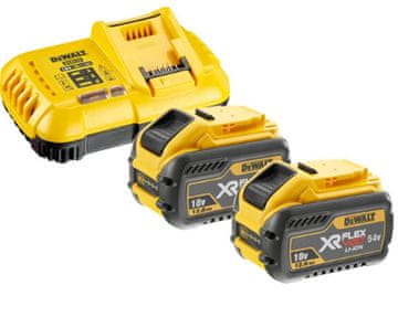 DEWALT BATERIJA 18 54V 12.0 4.0Ah FV DCB548 x2 + PUNJAČ DCB118