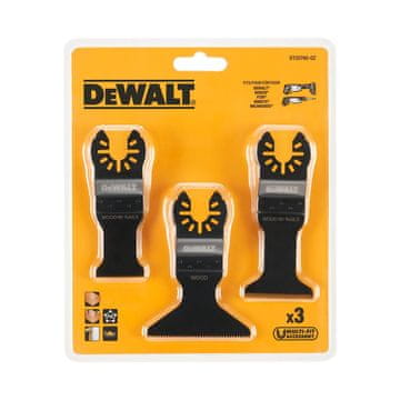 SET OD 3 DEWALT DT20760 OŠTRICE ZA VIŠE ALATA