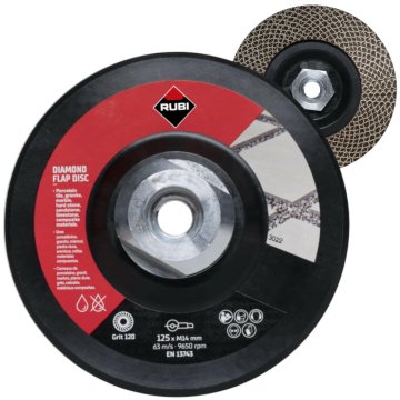 NUTIS... Dijamantni fleksibilni disk 125 mm srednji M14 lamelni disk 100 120