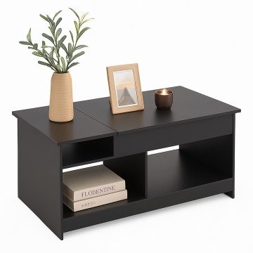 Northix Stalak za monitor od bambusa, s ladicom i policama, 50 cm x 20 cm x 14 cm