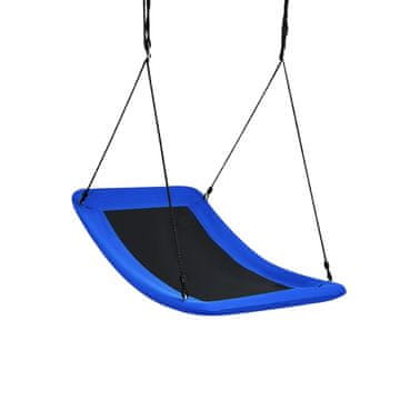 Northix Ljuljačka gnijezdo 83x155 cm s podesivim užetom plava