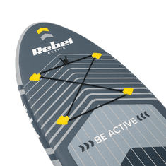 Rebel SUP daska ACTIVE RBA-4511, 244x76x10 cm, set, do 86 kg