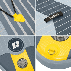Rebel SUP daska ACTIVE RBA-4511, 244x76x10 cm, set, do 86 kg