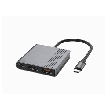 CABLEXPERT A-CM-COMBO3-05 Adapter USB-C 3-u-1 USB, HDMI, USB-C video
