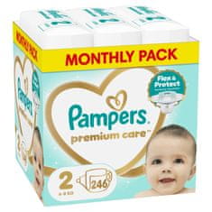 Pampers Premium Care pelene, veličina 2, 4-8 kg, 246/1