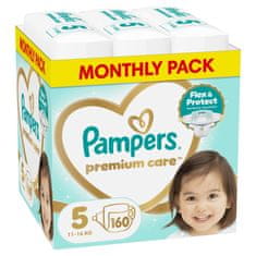 Pampers Premium Care pelene, veličina 5, 11-16 kg, 160/1