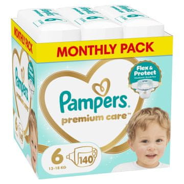 Pampers Premium Care pelene, veličina 6, 13-18 kg, 140/1