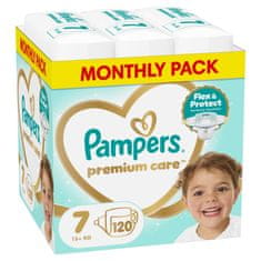 Pampers Premium Care pelene, veličina 7, 15+ kg, 120/1