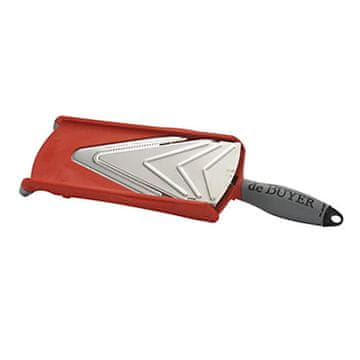 de Buyer Rezač 2011.41 KOBRA V AXIS, slicer, stainless steel, professional quality blade, Click Express system, thickness adjustment, cutting angle 19.3°, stainless steel plate, non-slip handle