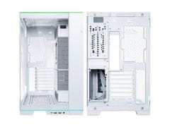 Lian Li Lian Li O11D EVO RGB računalna kutija, ATX, midi-tower, kaljeno staklo, bijela