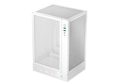 DEEPCOOL Kućište za računalo DeepCool CH170 DIGITAL WH, Mini-ITX, LCD, bijelo
