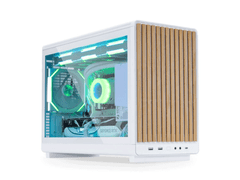 Lian Li Lian Li DAN Cases A3 kućište za računalo od drveta, kaljeno staklo, Micro-ATX, bijelo