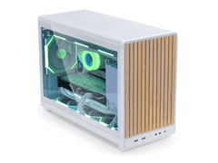 Lian Li Lian Li DAN Cases A3 kućište za računalo od drveta, kaljeno staklo, Micro-ATX, bijelo