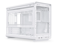Lian Li Lian Li DAN Cases A3 kućište za računalo od drveta, kaljeno staklo, Micro-ATX, bijelo