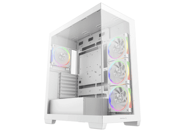 DEEPCOOL Kućište za računalo DeepCool CG580 4F WH V2, ATX, Midi-Tower, Kaljeno staklo, bijelo