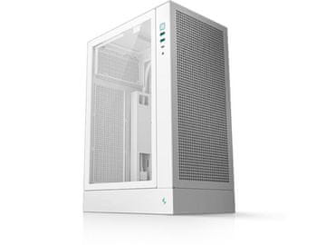 DEEPCOOL Kućište za računalo DeepCool CH170 PLUS WH, ITX, Micro-ATX, kaljeno staklo, bijelo