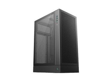 DEEPCOOL Kućište za računalo DeepCool CH170 PLUS, ITX, Micro-ATX, kaljeno staklo, crno
