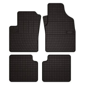 Gumene autotepisi za: Fiat 500 hatchback (osim hibrida) (2007.-2024.) - crni, ugrađeni