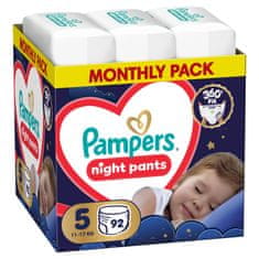 Pampers Night Pants pelene gaćice, veličina 5, 11–17 kg, 92/1