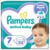 Pampers Active Baby pelene, veličina 7, 15+ kg, 52/1