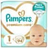 Pampers Premium Care pelene, veličina 1, 2–5 kg, 94/1