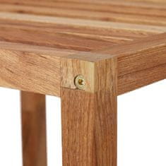 Northix Kupaonska polica od oraha s 5 polica