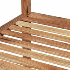 Northix Kupaonska polica od oraha s 5 polica