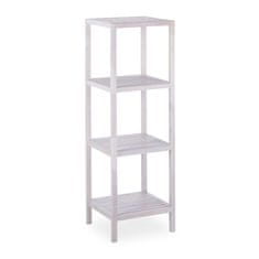 Northix Kupaonska polica od oraha bijela