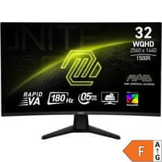 MSI Monitor MAG 32CQ6F 31,5" / WQHD / 180Hz / 1ms (MPRT) (crni)