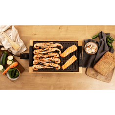 Cecotec Električni roštilj Cecotec Tasty&Grill 2000 Bamboo LineStone