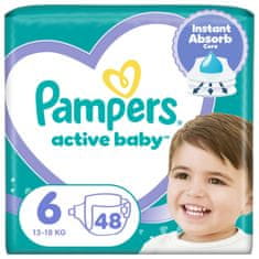 Pampers Active baby pelene, veličina 6, 13-18 kg, 48/1