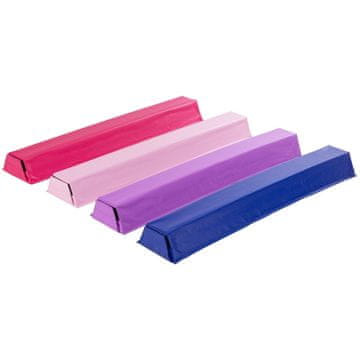 Northix 117 cm gimnastička greda za trening ljubičasta PU izdržljiva