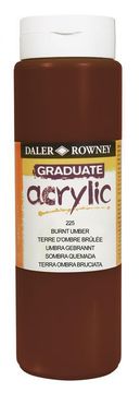 Daler Rowney Akrilna boja Graduate 500 ml, Burnt Umbe