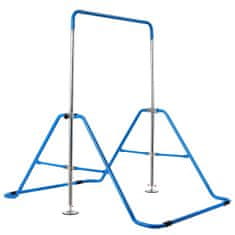 Northix Podesiva dječja gimnastička šipka 90–130 cm sklopiva plava metalna