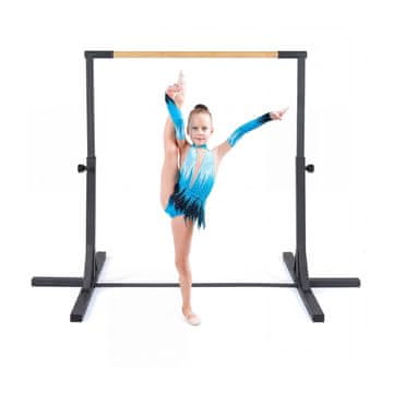 Northix Podesiva dječja gimnastička šipka 85–145 cm metal bambus 65 kg
