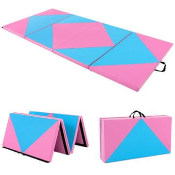 Northix Sklopiva gimnastička prostirka 240x117x5 cm s PU navlakom i EPE pjenom