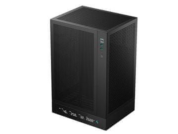DEEPCOOL Kućište za računalo DeepCool CH170 DIGITAL, Mini-ITX, LCD, crno