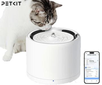 PetKit EwerSweet 3 Pro pametna fontana za vodu, za pse/mačke, 1,6 l, bijela