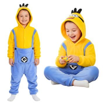 Pižama onesie kigurumi kostim prerušavanje Minionek za djecu 95-105cm