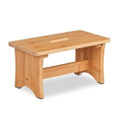 Northix Stolica od bambusa izdržljiva otpornost na vlagu prirodni izgled