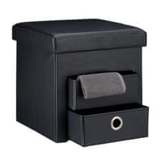 Northix Stolica od imitacije kože s 2 pretinca