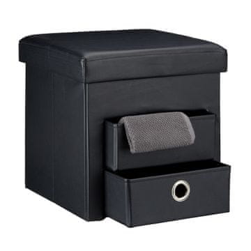 Northix Stolica od imitacije kože s 2 pretinca