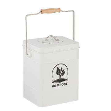 Northix Kompost kanta za organski otpad 6 L s filterom za mirise – vintage dizajn