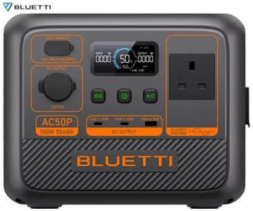BLUETTI Prijenosna stanica za punjenje AC50P, 700 W, 504 Wh